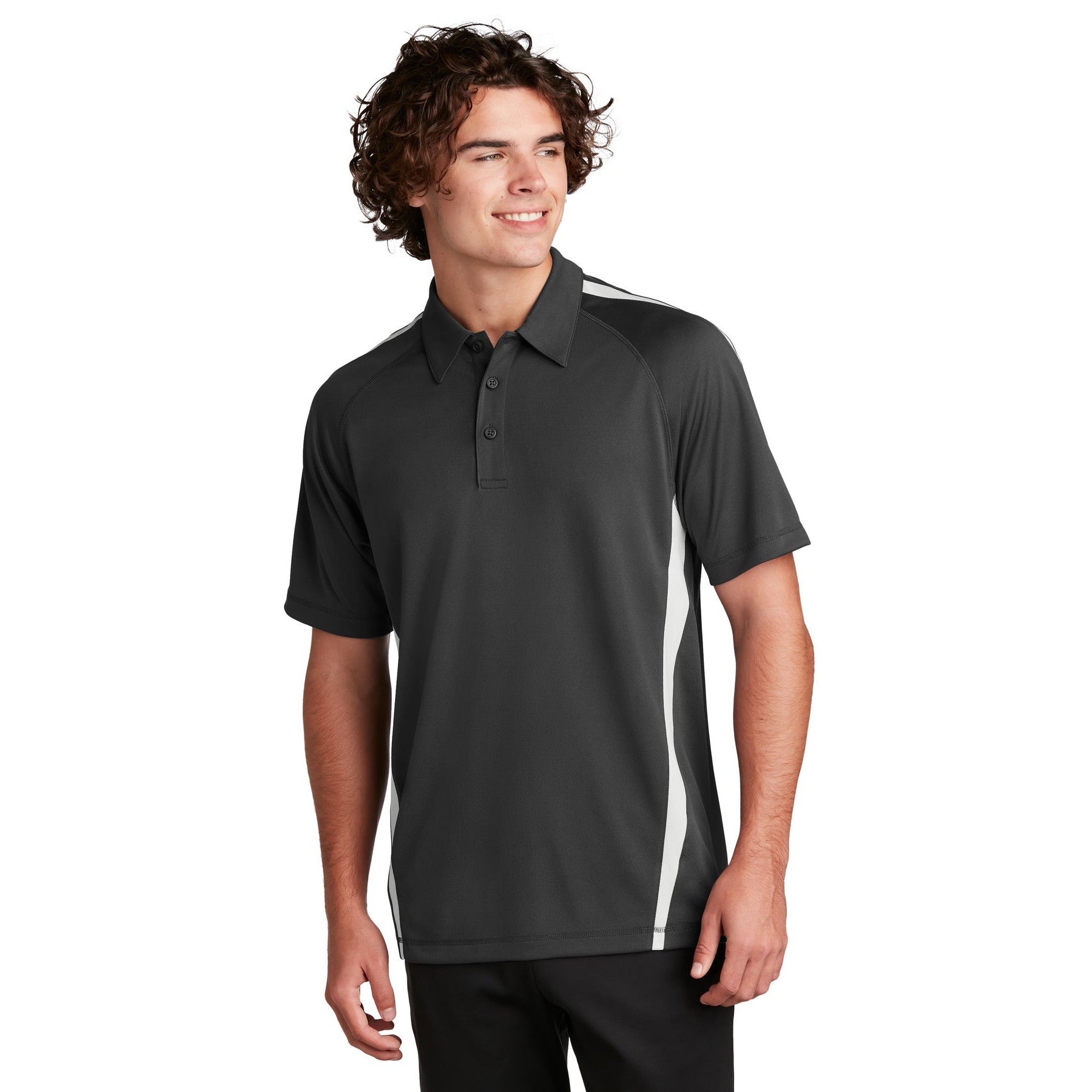 Sport-Tek-Sport-Tek® PosiCharge® Micro-Mesh Colorblock Polo. ST685-MedTech-3